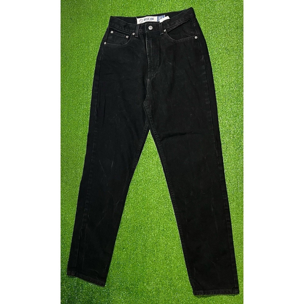 Vintage Gap Jeans Womens 8 Black No. 3 Classic Fit  90s Y2K Grunge USA paper Tag
